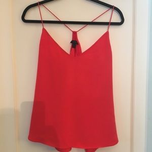 J crew silk racer back camisole, size 10